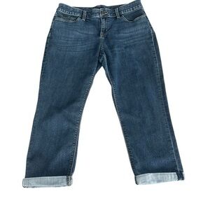 The Limited Denim Crop 312 - Womens Size 10 - Cropped - Blue